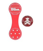 ウイルソンゴルフ(Wilson Golf)シリコンクリップマーカー WBCM-2418 RED