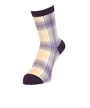 ロサーセン(ROSASEN)ゴルフ 抗菌防臭 オンブレーチェック レギュラー丈 ソックス 046-42832-083-24AW