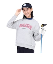 ロサーセン(ROSASEN)ゴルフウェア 長袖スウェット A-Line エアースルー プルオーバー 048-32912-012