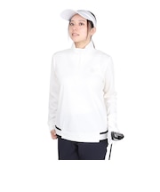 トミーアーマー(Tommy Armour)ゴルフウェア 吸湿発熱 長袖ヒートクロス ハーフジップ プルオーバー TANB24F070015 WHT