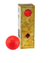 キャスコ(KASCO)ゴルフボール KIRA DIAMOND2 レッド スリーブ(3個入り)