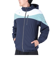 ルコックスポルティフ（lecoqsportif）ゴルフウェア アウター 防風 ストレッチフォーサー フード付き起毛裏地ブルゾン QGMWJK05 NV00