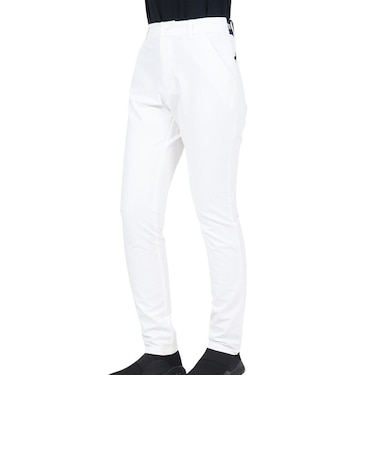 ルコックスポルティフ（lecoqsportif）ゴルフウェア 保温 裏起毛ストレートロングパンツ QGWWJD06 WH00