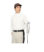 プーマ(PUMA)ゴルフウェア 裏起毛 バックプリント 長袖 タートルネック 631655-04