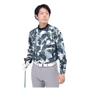 ルコックスポルティフ(lecoqsportif)ゴルフウェア 吸汗速乾 ストレッチフォーサー 2WAY 長袖シャツ LG4FLS50M GR00