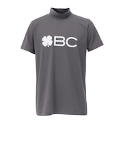 ゴルフウェア 吸水速乾 半袖 ビッグロゴ ハイネックTシャツ BA5RTG03 GRY