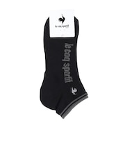 ルコックスポルティフ(lecoqsportif)ゴルフ アンクル丈ソックス LG5SSO02M BK00