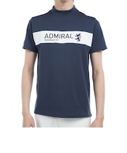 アドミラル ゴルフ(Admiral GOLF)ゴルフウェア 吸水速乾 CARAT 半袖モックネックシャツ ADMA534-NVY