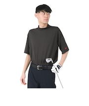 ゴルフウェア 吸水速乾 接触冷感 半袖 モックネックシャツ FV5TTG09 CGRY