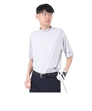 ゴルフウェア 吸水速乾 接触冷感 半袖 モックネックシャツ FV5TTG09 LGRY