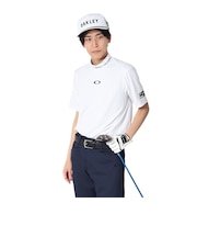オークリー(OAKLEY)ゴルフウェア 吸汗速乾 接触冷感 STALWART モックネック半袖シャツ FOA407845-100