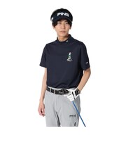ピン(PING)ゴルフウェア 速乾 軽量 サンベール 鹿の子 半袖ハイネックシャツ 621-5167211-120