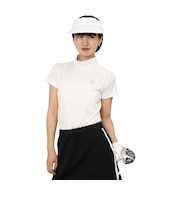 トミーアーマー(Tommy Armour)ゴルフウェア 吸汗速乾 ゴルフ 半袖 ジャガードモックネックシャツ TANB25S070022 WHT