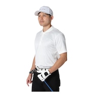トミーアーマー(Tommy Armour)ゴルフウェア 吸汗速乾 ジャガードポロシャツ TANB25S030004 WHT