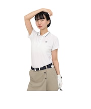 トミーアーマー（Tommy Armour）ゴルフウェア 接触冷感 半袖 ハニカムメッシュポロシャツ TANB25S070026 WHT