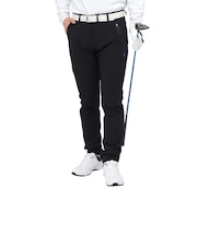 ルコックスポルティフ(lecoqsportif)ゴルフウェア ストレッチフォーサー 裏起毛ツイルパンツ LG4FLP03M BK00
