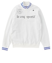 ルコックスポルティフ(lecoqsportif)ゴルフウェア ストレッチフォーサー 長袖 裏地付き防風セーター LG4FST30M WH00