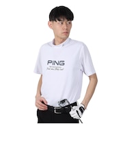 ピン(PING)ゴルフウェア モックネック プレーティング天竺 半袖ハイネックシャツ 621-5167307-030