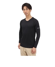 トミーアーマー（Tommy Armour）ゴルフウェア 接触冷感 インナー Cool Touch 長袖Vネックシャツ TAGC25S040002 BLK