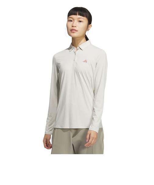 アディダス（adidas）ゴルフウェア 吸湿 AEROREADY 長袖 ポロシャツ KTI95-JF4620ALM