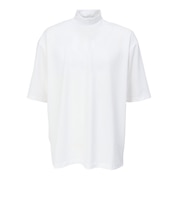 SILVER SCOT(シルバースコット)ゴルフウェア 吸水速乾 WAFFLE 半袖 モックネックシャツ SS25SST007 WHT