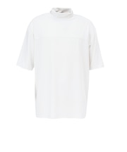 SILVER SCOT(シルバースコット)ゴルフウェア 吸水速乾 クイックドライ 半袖 モックネックシャツ SS25SST010 WHT