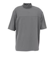SILVER SCOT(シルバースコット)ゴルフウェア 吸水速乾 クイックドライ 半袖 モックネックシャツ SS25SST010 GRY