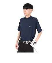 マンシングウエア(MUNSINGWEAR)ゴルフウェア ペンギン バイ マンシングウェア モックネックグラフィックシャツ MU5SHS13M NV00