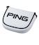 ピン（PING）ゴルフ カラーコード パターカバー マレット HC-U2509 WH 38597