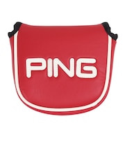 ピン(PING)ゴルフ カラーコード パターカバー マレット HC-U2509 RD 38597