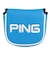 ピン（PING）ゴルフ カラーコード パターカバー マレット HC-U2509 BL 38597