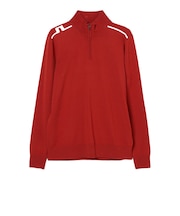 ジェイリンドバーグ(J.LINDEBERG)ゴルフウェア Mac Knitted ジップアップセーター 071-14914-25AW-064