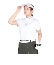 キャロウェイ(CALLAWAY)ゴルフウェア ストレッチ UVケア 半袖モックネックシャツ C25234202-1030