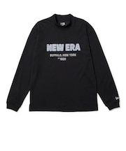 ニューエラ(NEW ERA)ゴルフウェア 長袖 ミッドネック パフォーマンス Tシャツ Neon Logo ブラック 14669860