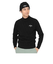 キャロウェイ（CALLAWAY）ゴルフウェア 長袖 リンクス編みハイネックニット C25218104-1010