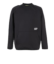 アドミラル ゴルフ(Admiral GOLF)ゴルフウェア ダンボール ハーフジップ スウェットシャツ ADMA554-BLK