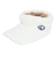 フィドラ(FIDRA)ゴルフ シャギー ニットバイザー FD5UWD04 WHT