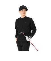 トミーアーマー（Tommy Armour）ゴルフウェア 長袖 フクレジャガード クルーネック プルオーバー TANB25F030002 BLK