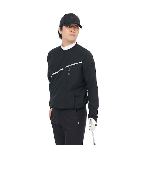 アンダーアーマー（UNDER ARMOUR）ゴルフウェア アウター DRIVE ストレッチ プルオーバージャケット 6007982 001