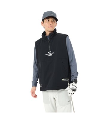 オークリー（OAKLEY）ゴルフウェア 防風 撥水 STALWART LIGHT プルオーバー ベスト FOA408444-02E