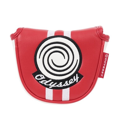 オデッセイ（ODYSSEY）ゴルフ NO1 パターカバー FW 25 JM マレット 5525093 WH/RD