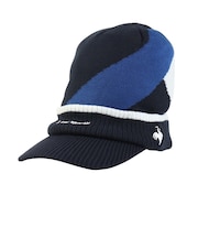 ルコックスポルティフ(lecoqsportif)ゴルフ 帽子 庇付きニットキャップ LG5FCP40M NV00