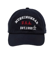 マンシングウエア(MUNSINGWEAR)ゴルフ コットンツイル ベースボール キャップ MG5FCP03M NV00