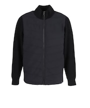 SILVER SCOT(シルバースコット)ゴルフウェア アウター インサレーションニットジャケット SS25FWJ005 BLK