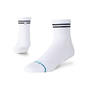 スタンス(STANCE)ゴルフ 吸汗速乾 LINED UP ミッド QUARTERソックス 1足組 A358A26LIN#WHT