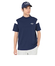 キャロウェイ(CALLAWAY)ゴルフウェア ビッグカノコ バックプリント 半袖モックネック C26134107-1120