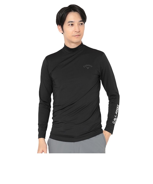 キャロウェイ（CALLAWAY）ゴルフウェア 吸汗速乾 長袖 クールコアハイネックインナー C26932100-1010