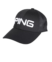 ピン(PING)ゴルフ 帽子 メッシュキャップ ブラック HW-U2604 BK 38995