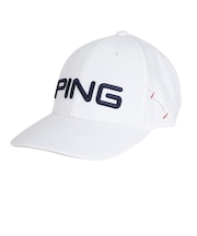 ピン(PING)ゴルフ 帽子 UVクールキャップ ホワイト HW-U2601 WH 38992