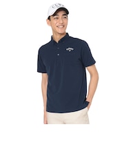 キャロウェイ(CALLAWAY)ゴルフウェア 吸汗速乾 DRYPLUS 鹿の子ボタンダウン半袖シャツ C26134160-1120